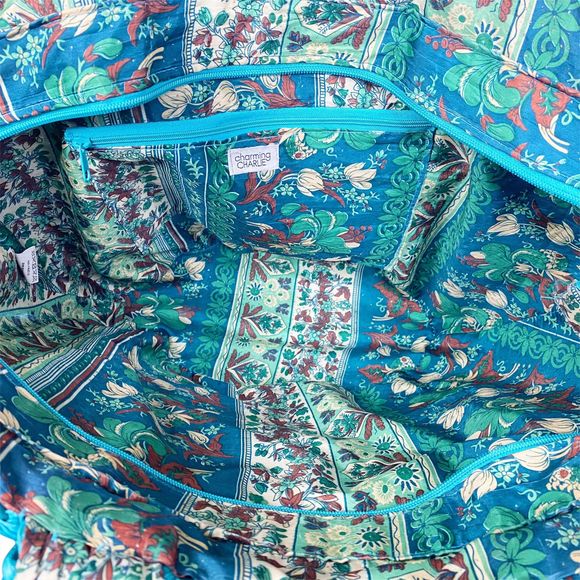 Charming Charlie Woven Tote Bag - 22” x 13” x 5” - Picture 3 of 5